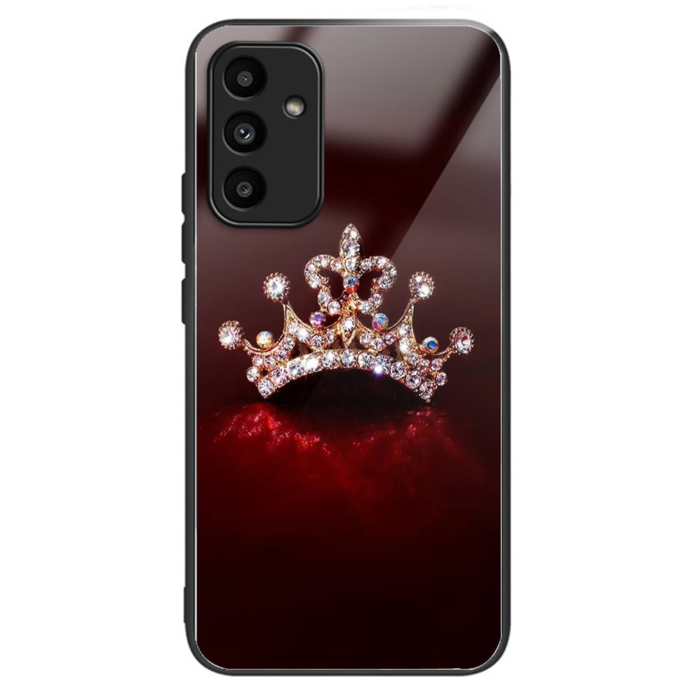 For Samsung Galaxy A15 4G / 5G Phone Case Shockproof Protective Pattern Printed Cover - Columns Crown