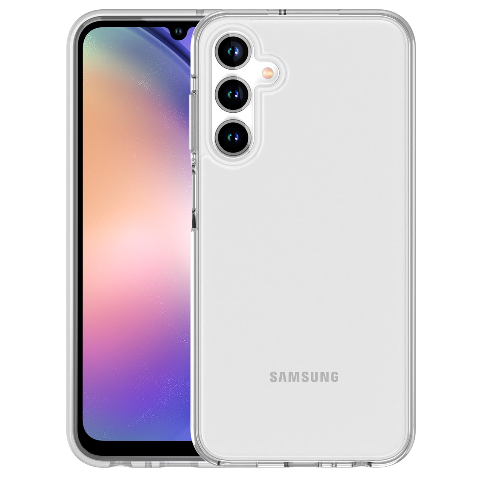 For Samsung Galaxy A25 5G (Global) (161.0 x 76.5 x 8.3mm) Hard PC + Soft TPU Anti-Scratch Clear Case Cell Phone Cover