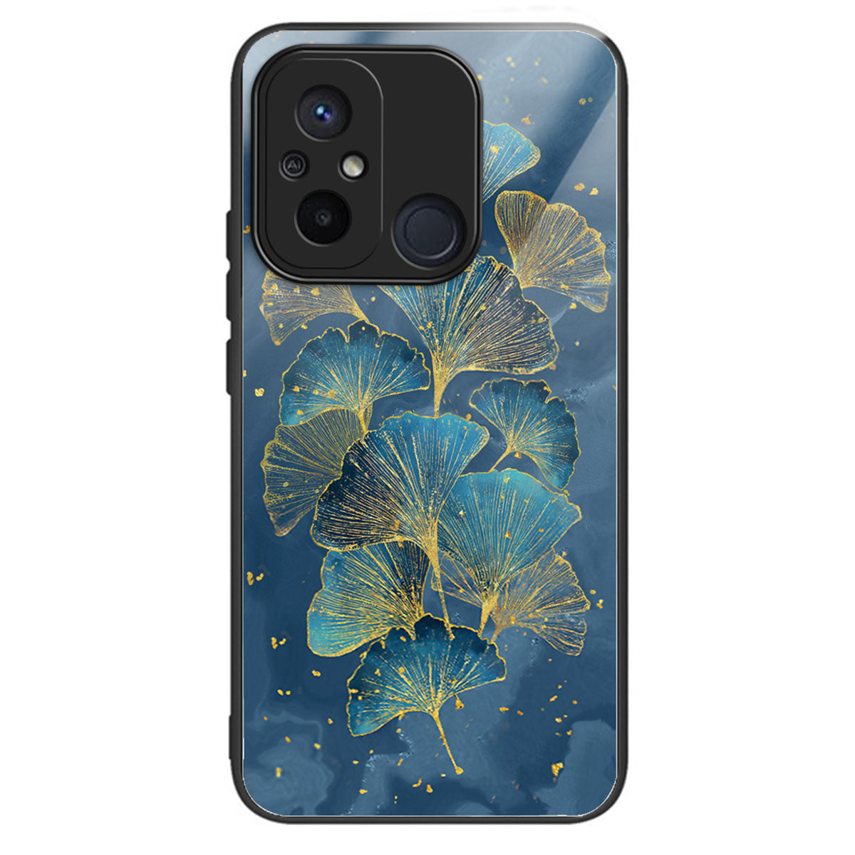 For Xiaomi Redmi 12C 4G Tempered Glass Case Pattern Printing Shockproof Phone Cover -  Eagle