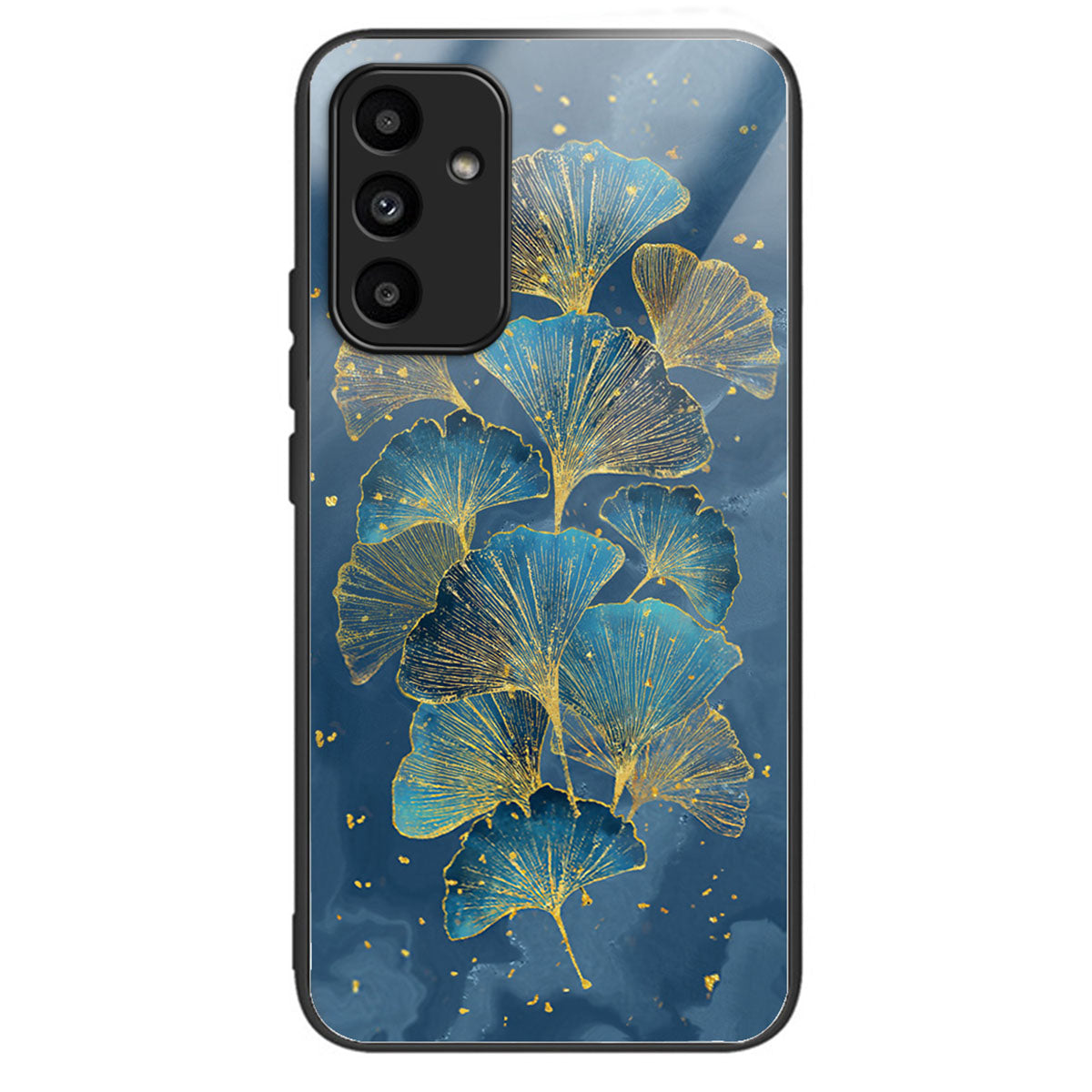 For Samsung Galaxy A15 4G / 5G Tempered Glass Case Drop-proof Protection Pattern Print - Tree