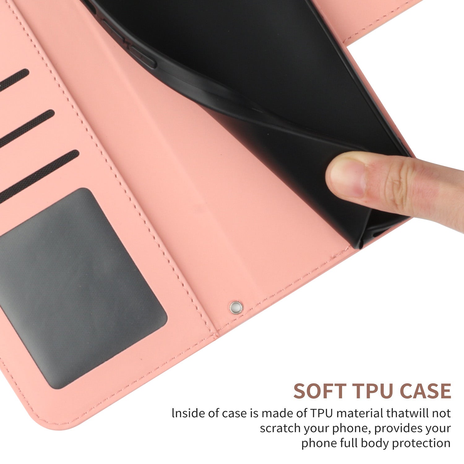 HT04 For Honor X8b 4G PU Leather Phone Case Wrist Strap Sunflower Pattern Cover - Light Pink