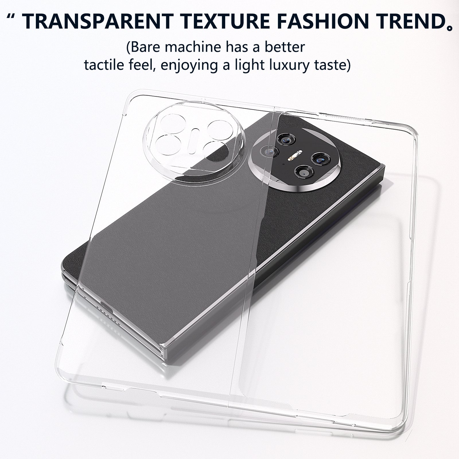 For Huawei Mate X5 Folding Phone Case Hard PC Clear Phone Protective Cover