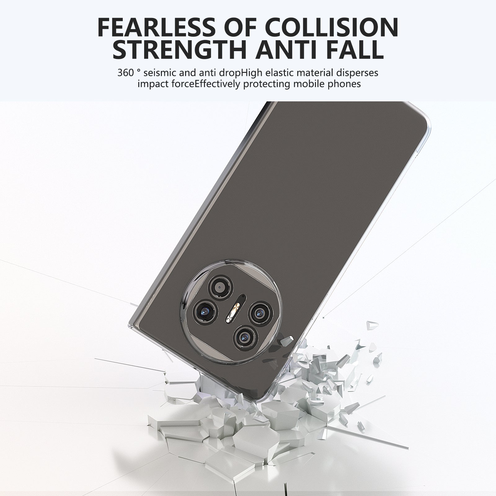 For Huawei Mate X5 Folding Phone Case Hard PC Clear Phone Protective Cover