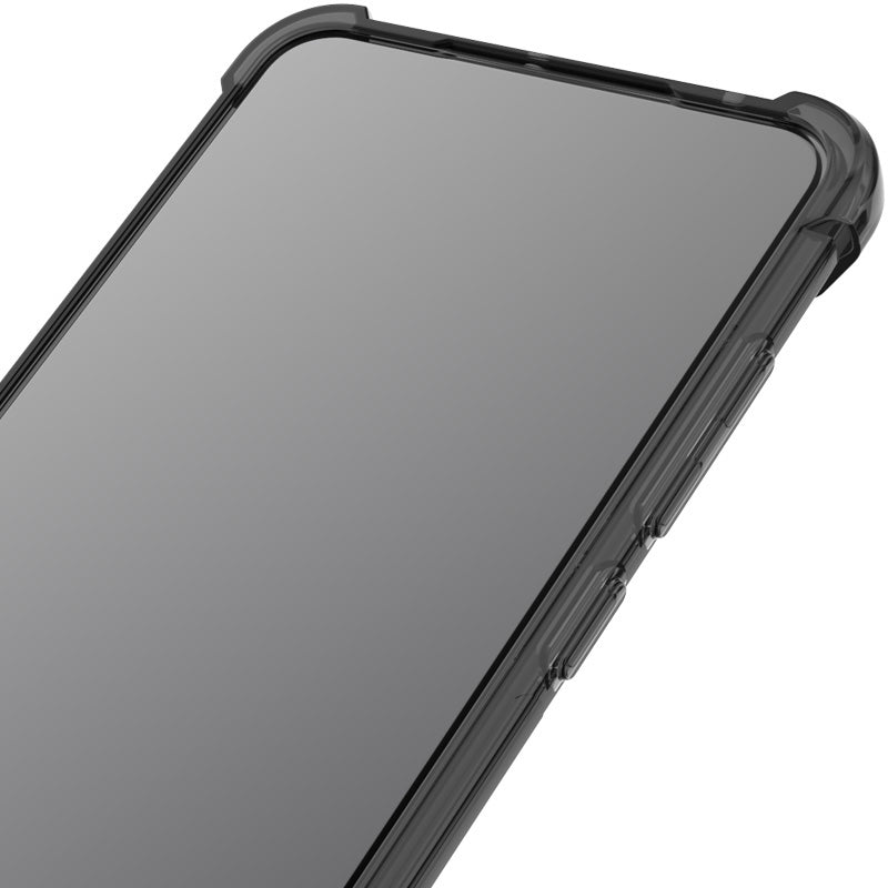 IMAK for Xiaomi Redmi 13C 5G / Redmi 13R 5G Clear TPU Case Anti-drop Airbag Protection - Transparent Black