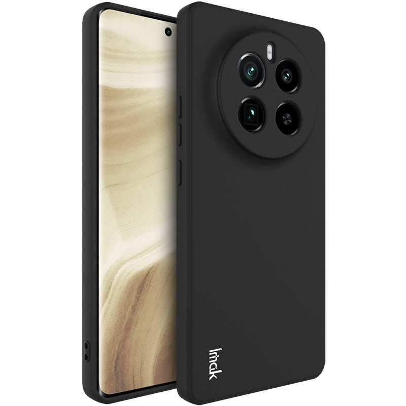 IMAK UC-4 Series for Realme GT5 Pro 5G TPU Case Protective Phone Cover Straight Edge - Black