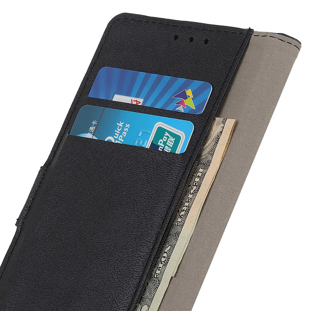 Phone Cover for Samsung Galaxy Xcover7 Case Anti-Scratch Wallet Stand Phone Shell - Black
