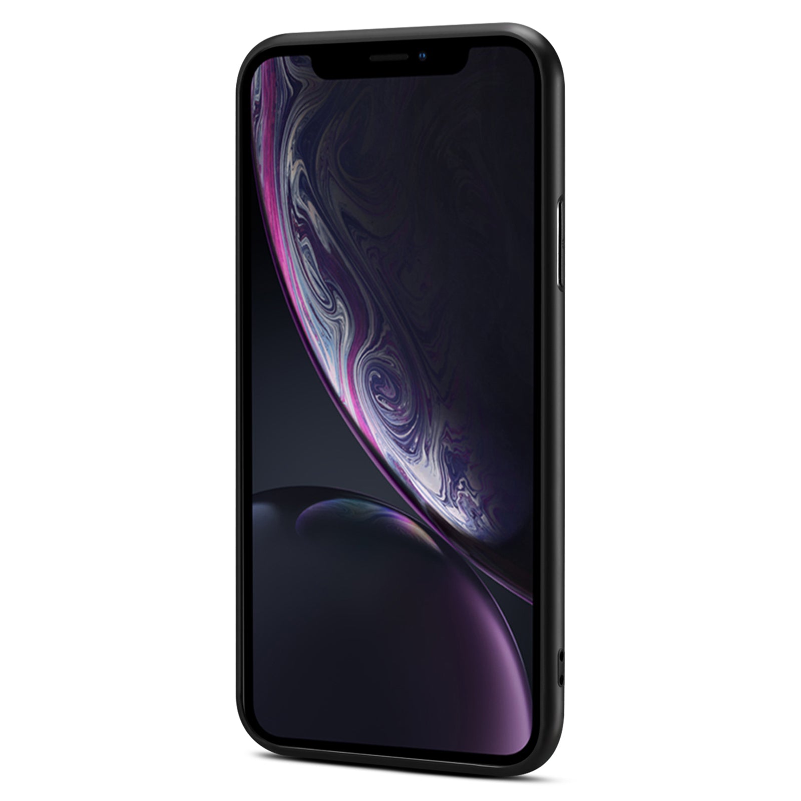 For iPhone XS Max Cell Phone Case Crocodile Textured PU Leather+PC+TPU Anti-drop Cover - Black