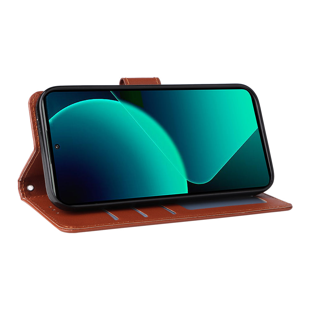 For Xiaomi 13T / 13T Pro / Redmi K60 Ultra Case Leather Wallet Phone Cover with Folding Stand