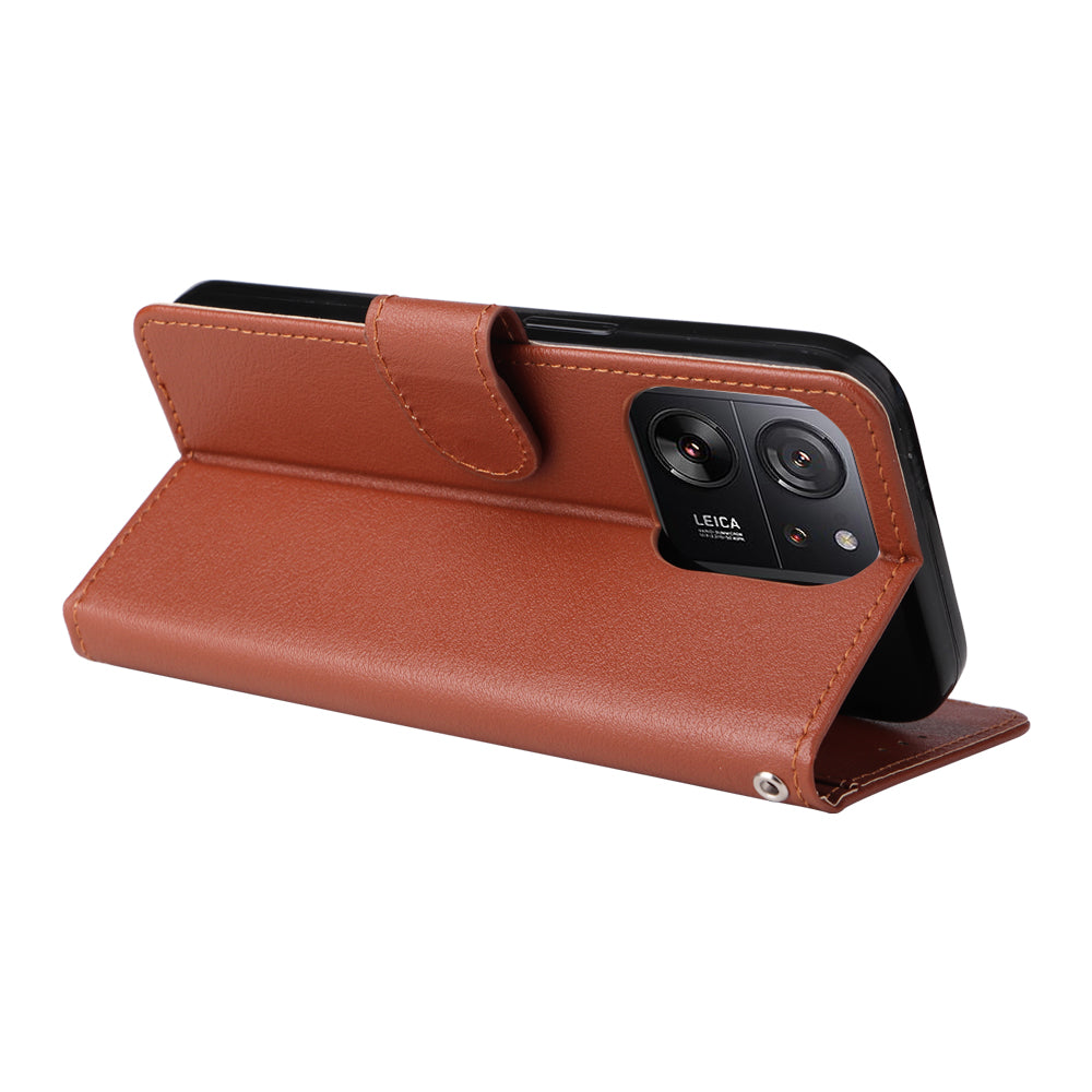 For Xiaomi 13T / 13T Pro / Redmi K60 Ultra Case Leather Wallet Phone Cover with Folding Stand