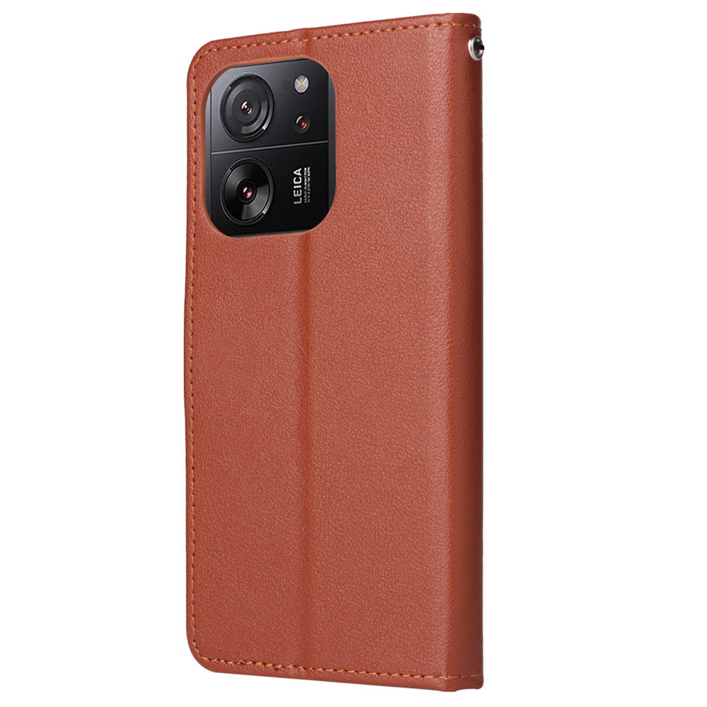 For Xiaomi 13T / 13T Pro / Redmi K60 Ultra Case Leather Wallet Phone Cover with Folding Stand