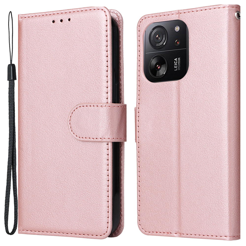 For Xiaomi 13T / 13T Pro / Redmi K60 Ultra Case Leather Wallet Phone Cover with Folding Stand