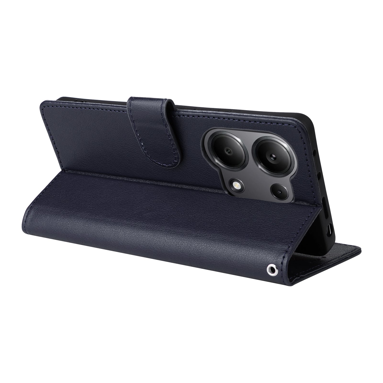 For Xiaomi Redmi Note 13 Pro 4G / Poco M6 Pro 4G Leather Case Card Slots Phone Stand Cover