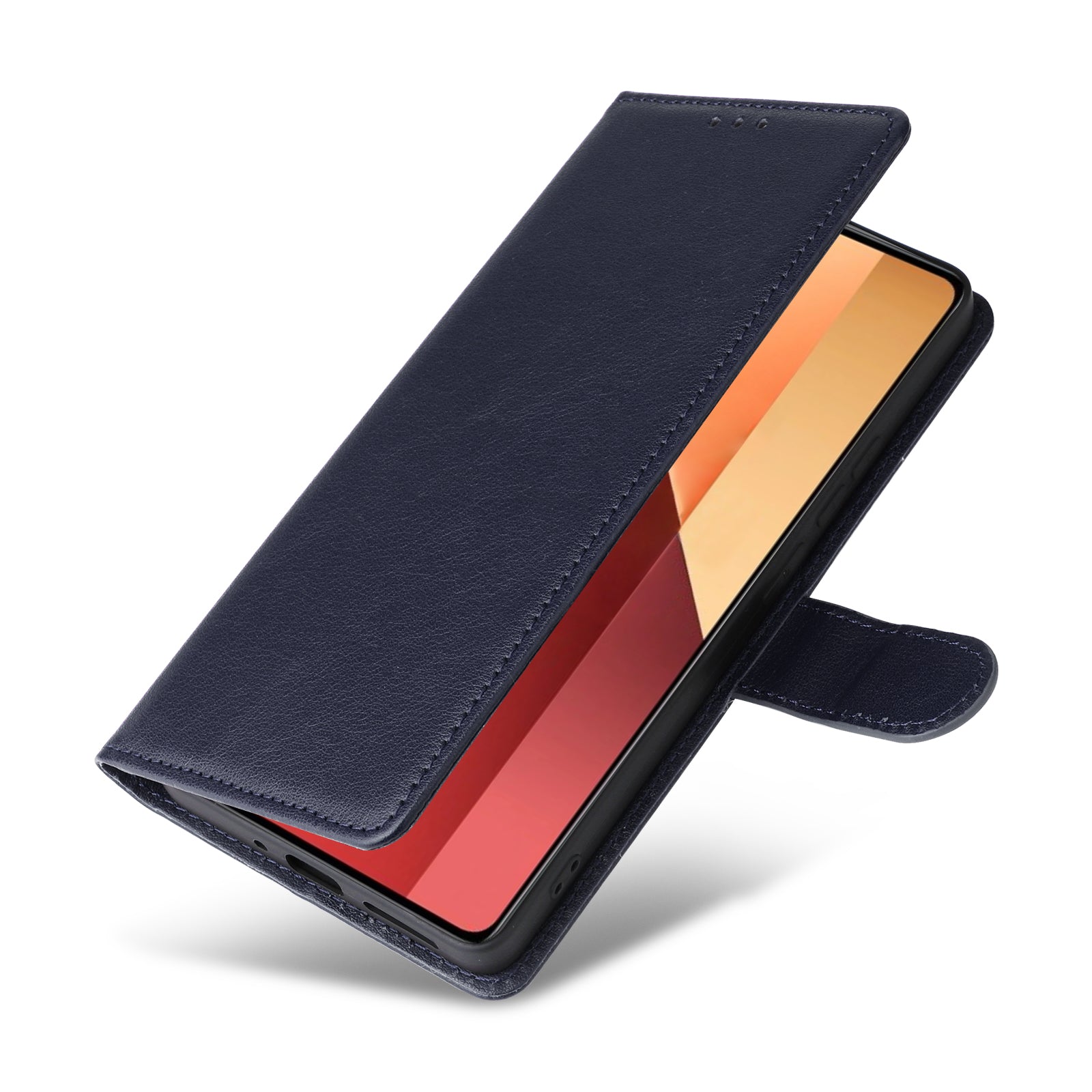 For Xiaomi Redmi Note 13 Pro 4G / Poco M6 Pro 4G Leather Case Card Slots Phone Stand Cover