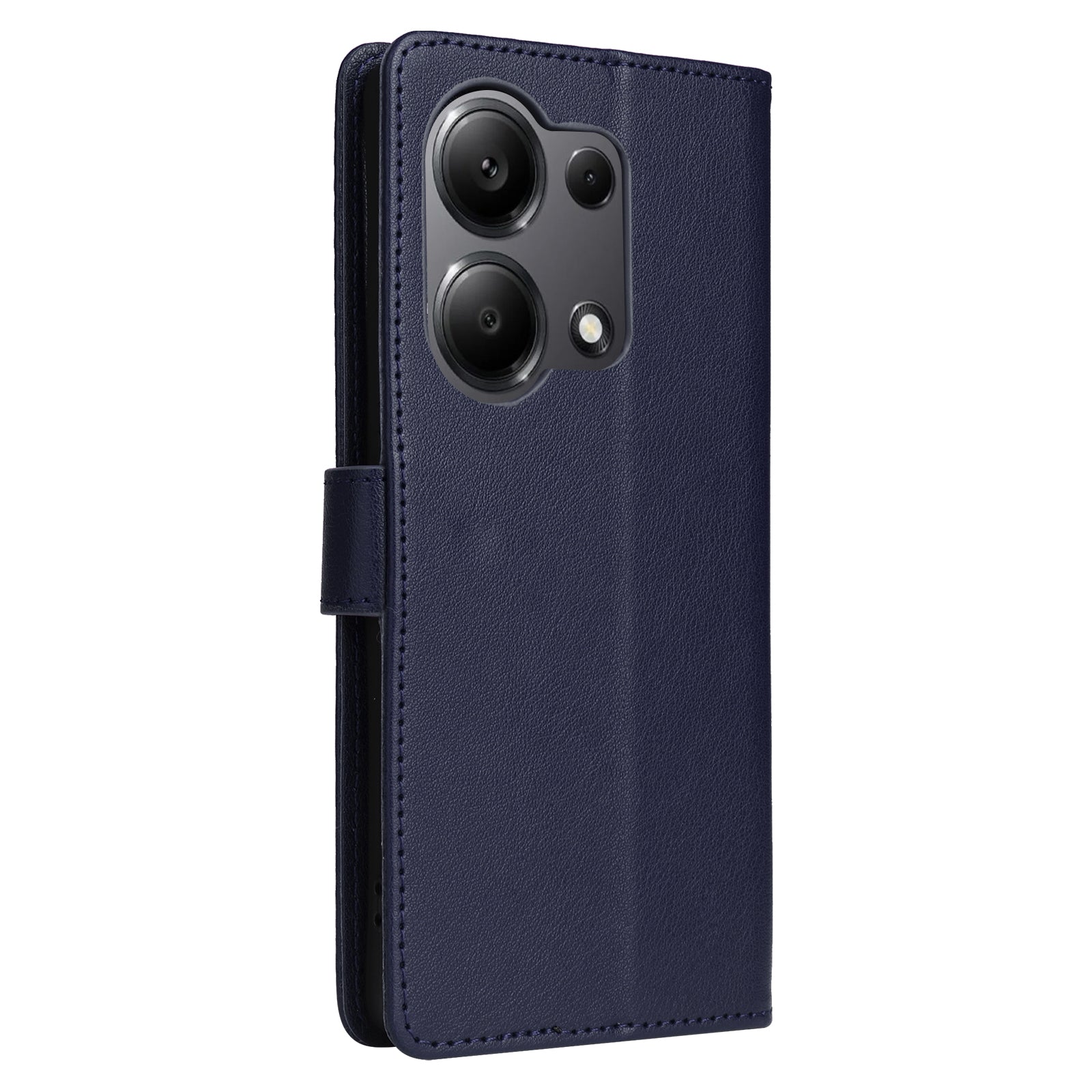 For Xiaomi Redmi Note 13 Pro 4G / Poco M6 Pro 4G Leather Case Card Slots Phone Stand Cover
