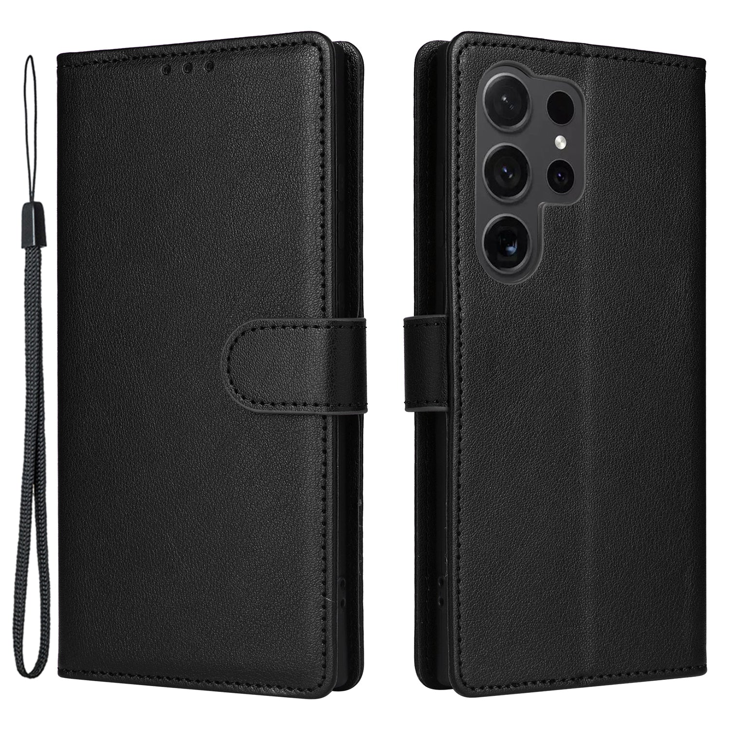 For Samsung Galaxy S24 Ultra Case Card Slots Wallet Leather Protective Phone Cover