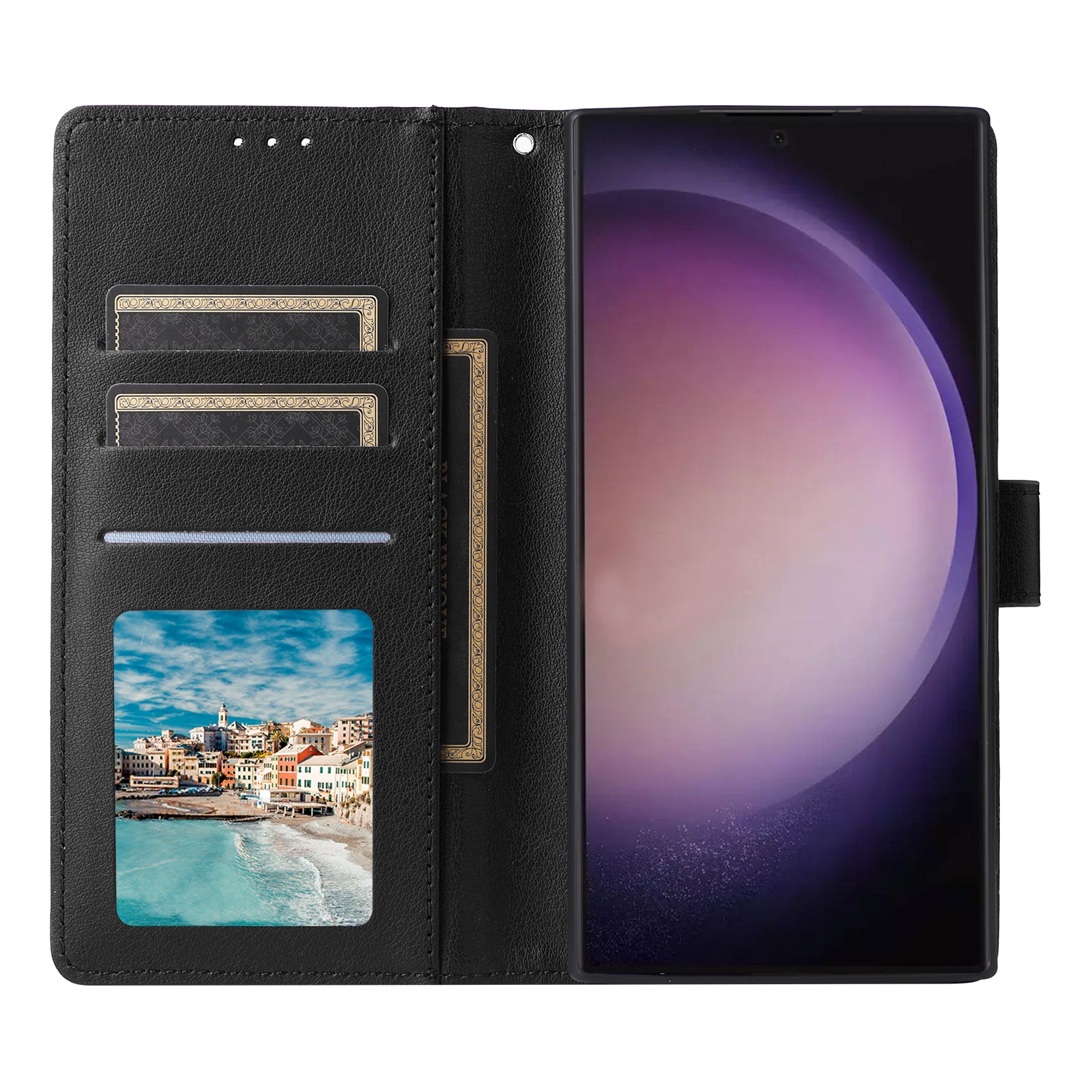 For Samsung Galaxy S24 Ultra Case Card Slots Wallet Leather Protective Phone Cover