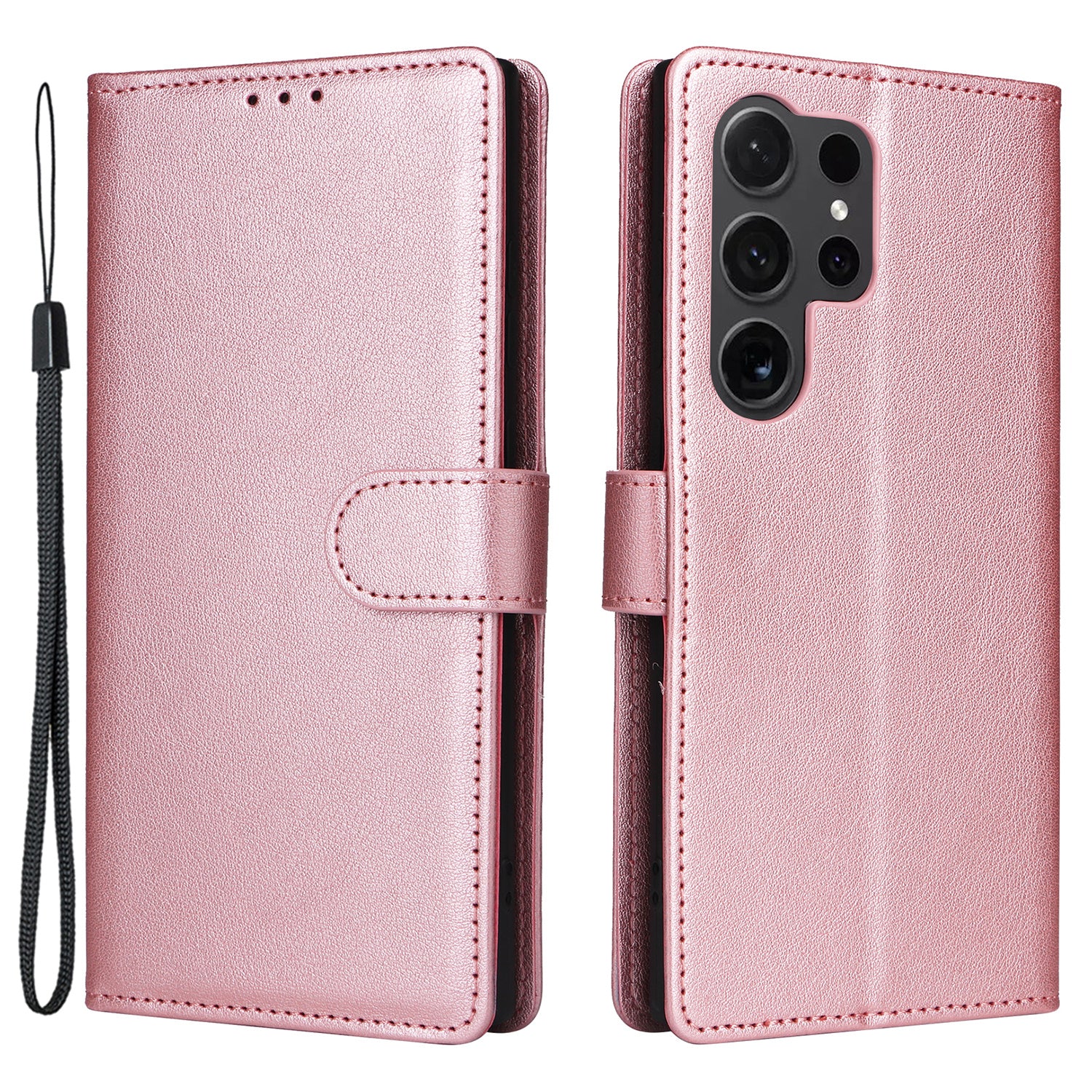 For Samsung Galaxy S24 Ultra Case Card Slots Wallet Leather Protective Phone Cover
