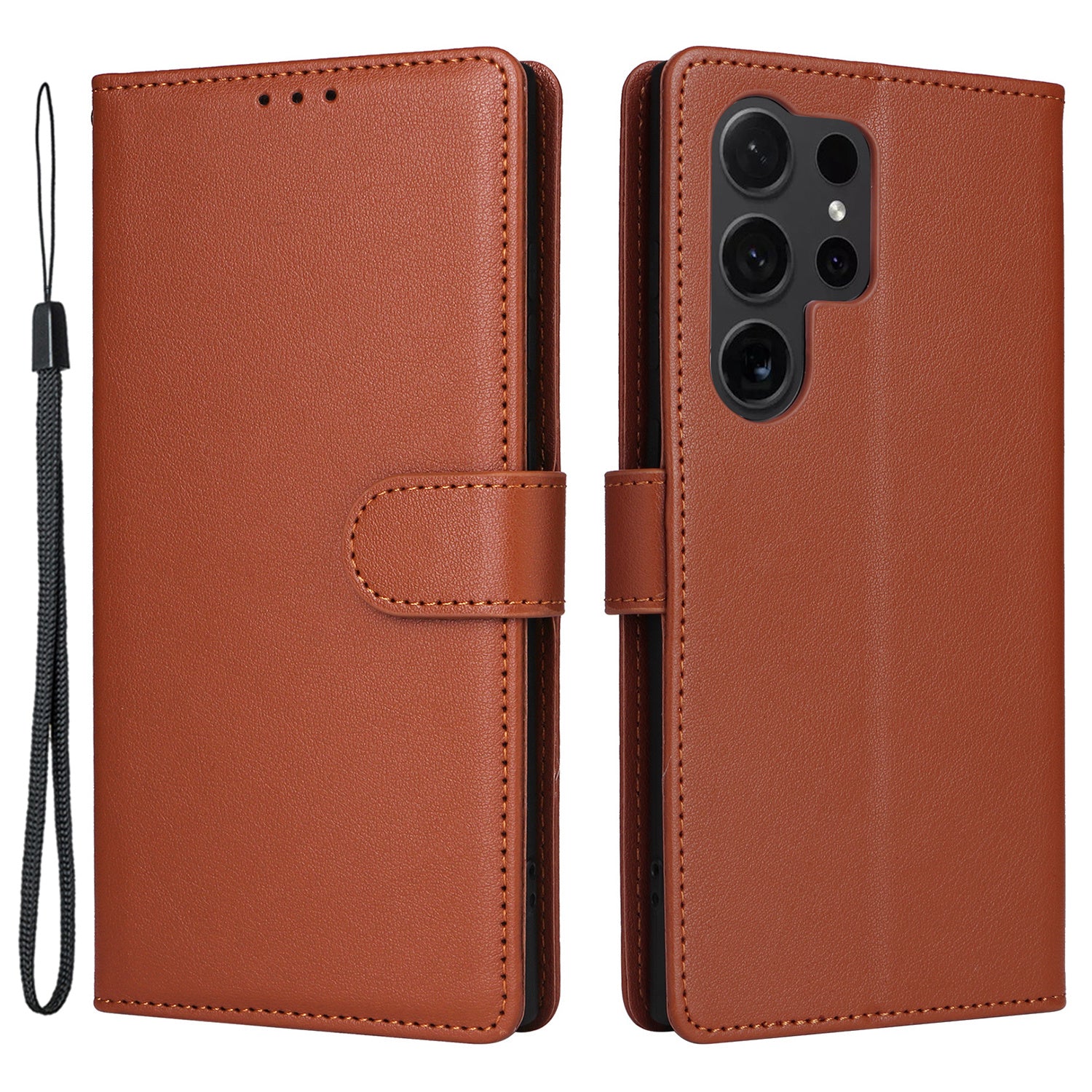 For Samsung Galaxy S24 Ultra Case Card Slots Wallet Leather Protective Phone Cover