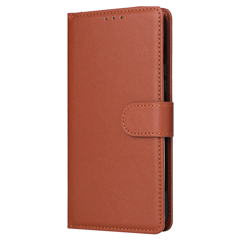 For Samsung Galaxy S24 Case PU Leather Wallet Phone Cover Magnetic Clasp