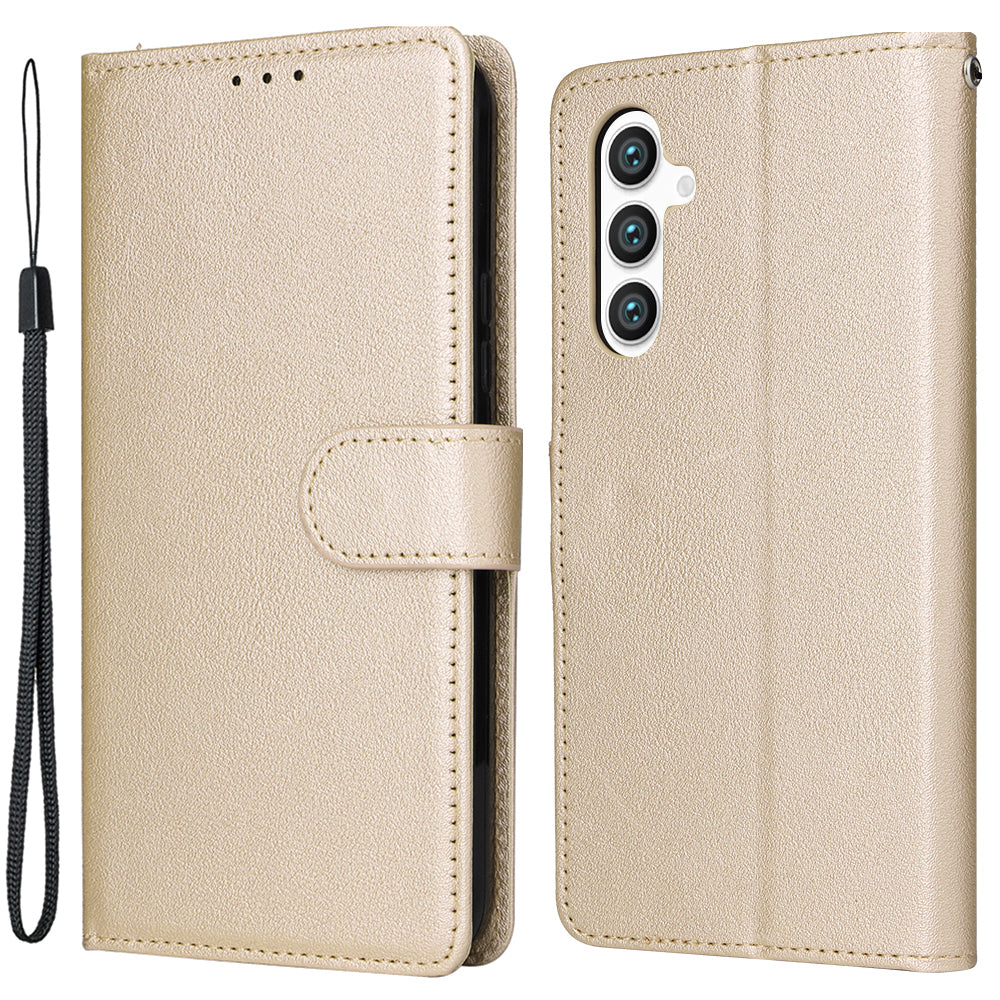For Samsung Galaxy S24 Case PU Leather Wallet Phone Cover Magnetic Clasp