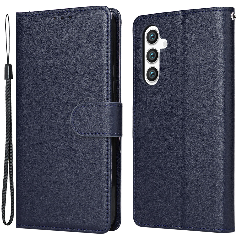 For Samsung Galaxy S24 Case PU Leather Wallet Phone Cover Magnetic Clasp