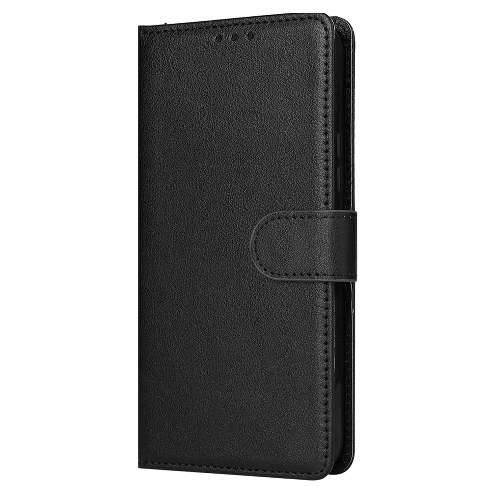 For Samsung Galaxy S24+ Case with Hand Strap PU Leather Phone Cover with Wallet