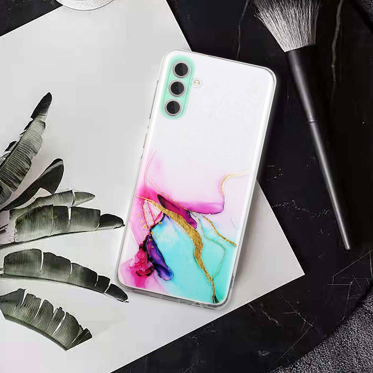 For Samsung Galaxy A35 5G Case TPU Marble Pattern Phone Back Shell