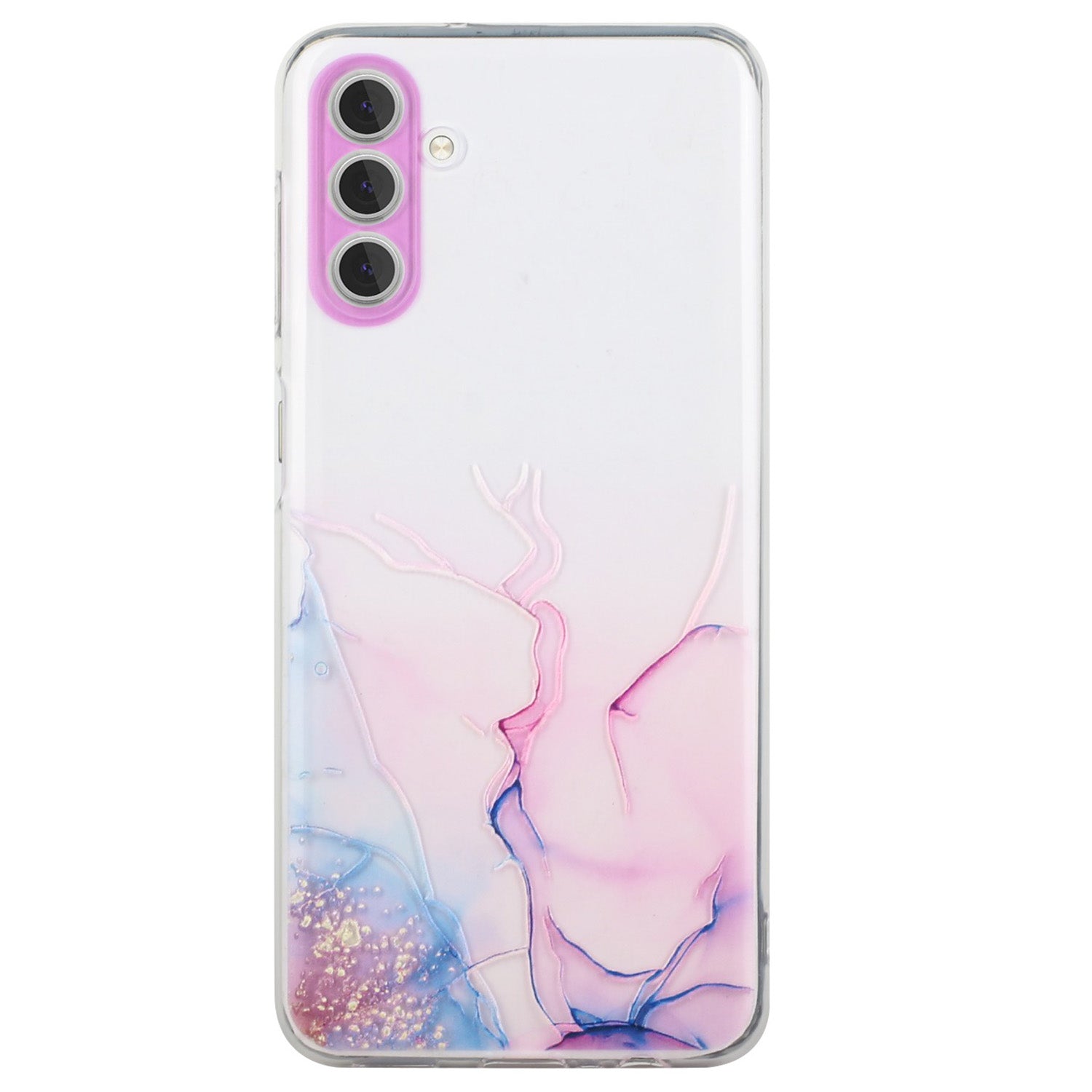 For Samsung Galaxy A25 5G (Global) (161.0 x 76.5 x 8.3mm) Case Anti-fall TPU Marble Pattern Phone Cover