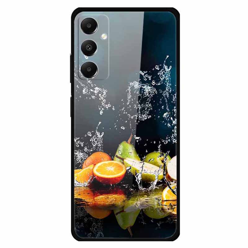 For Samsung Galaxy A05s 4G Cell Phone Cases PC+TPU+Tempered Glass Anti-fall Shell