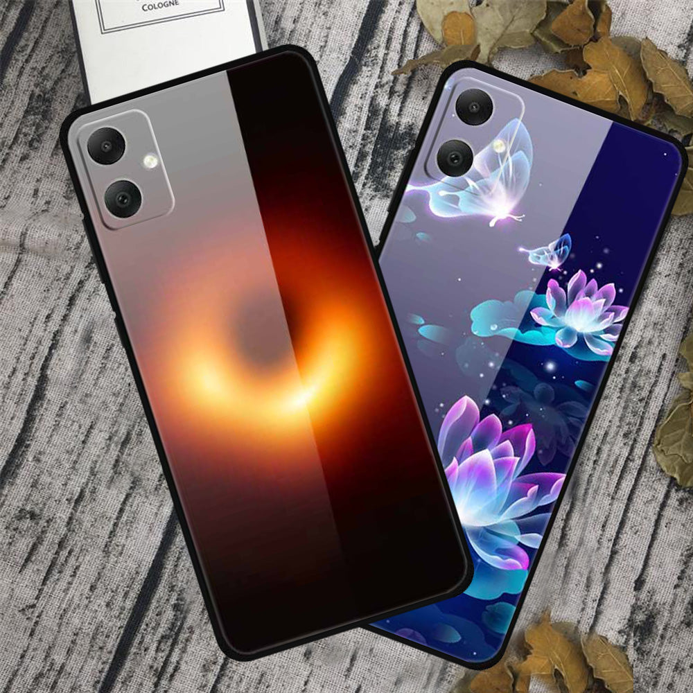 For Samsung Galaxy A05 4G Case PC+Tempered Glass+TPU Bump Proof Phone Cover