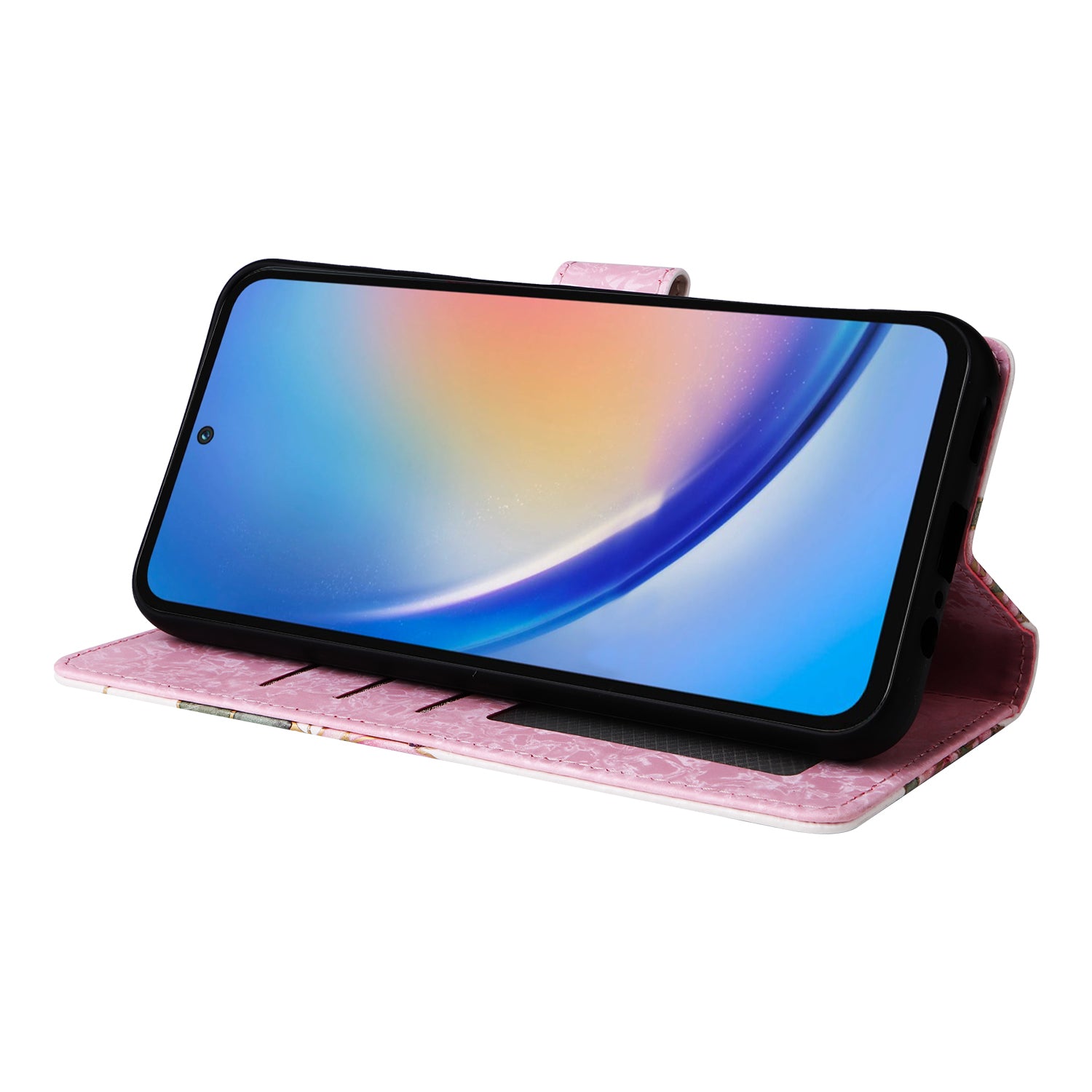 For Samsung Galaxy A35 5G Leather Case RFID Blocking Card Slots Phone Cover