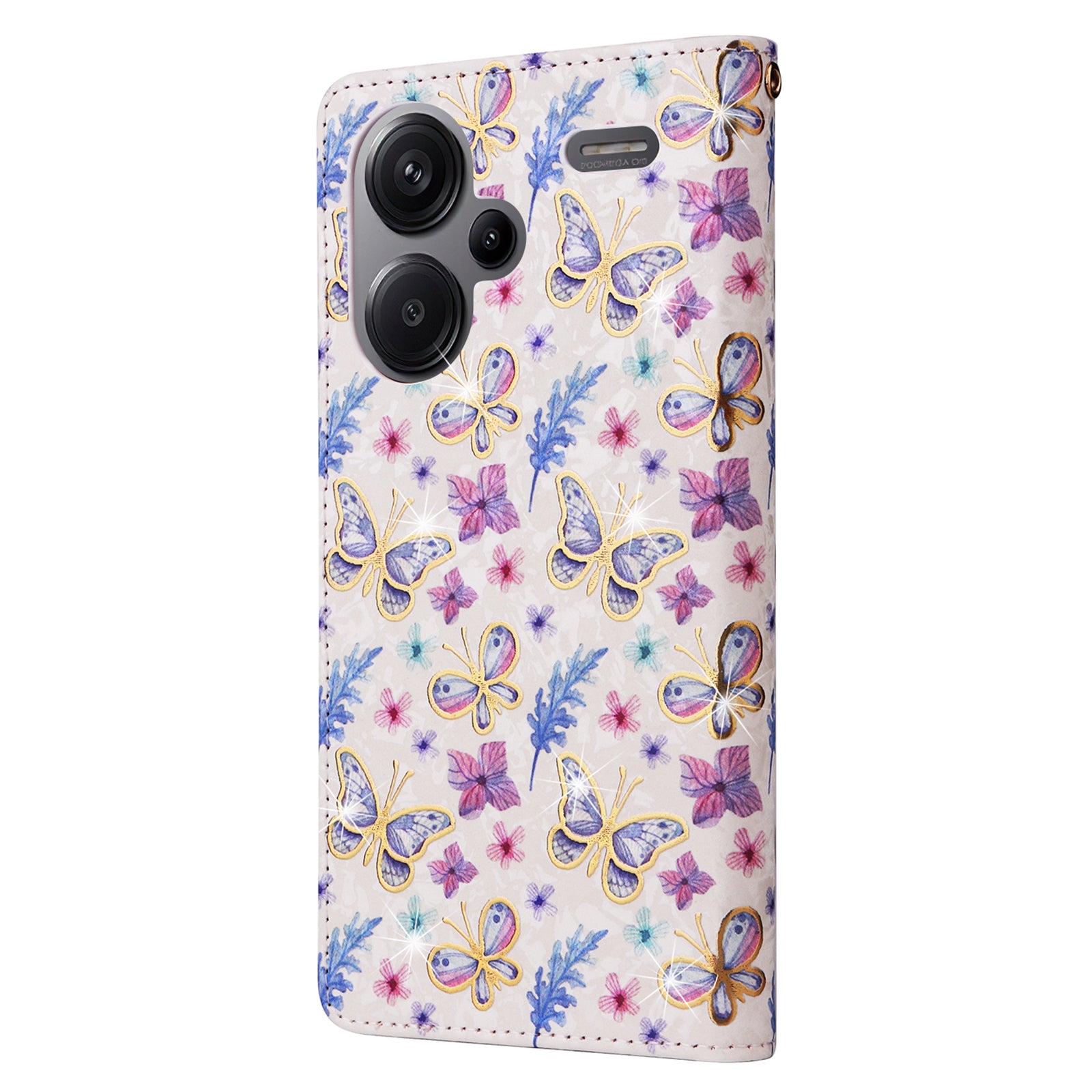 For Xiaomi Redmi Note 13 Pro+ 5G Case Leather Lacquered Phone Cover RFID Blocking