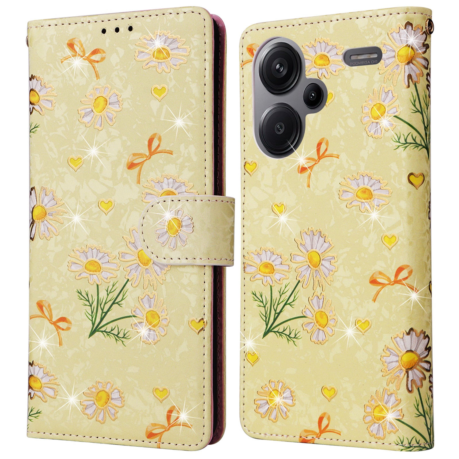 For Xiaomi Redmi Note 13 Pro+ 5G Case Leather Lacquered Phone Cover RFID Blocking