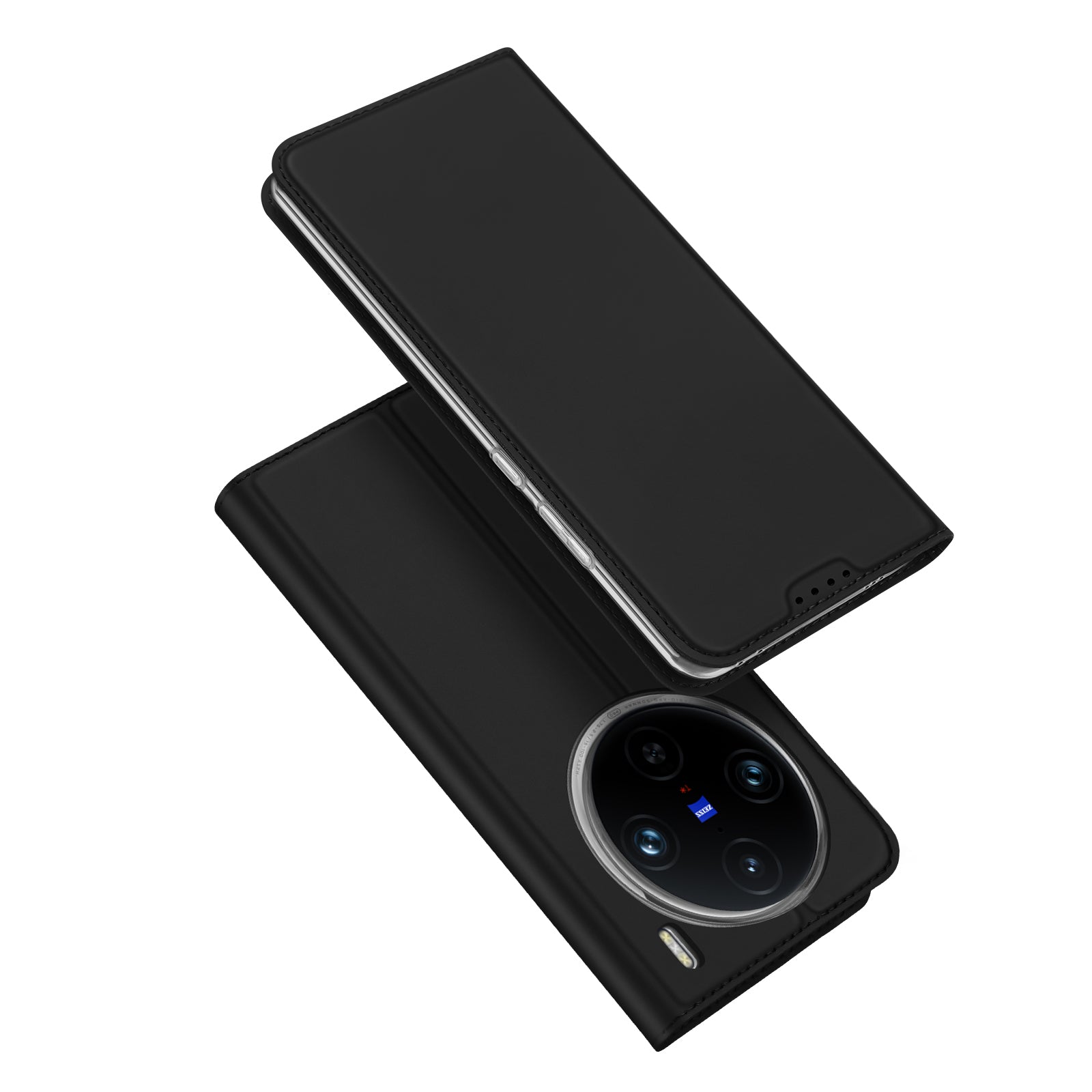 DUX DUCIS Skin Pro Series For vivo X100 Pro 5G Case Leather Flip Phone Cover with Card Holder
