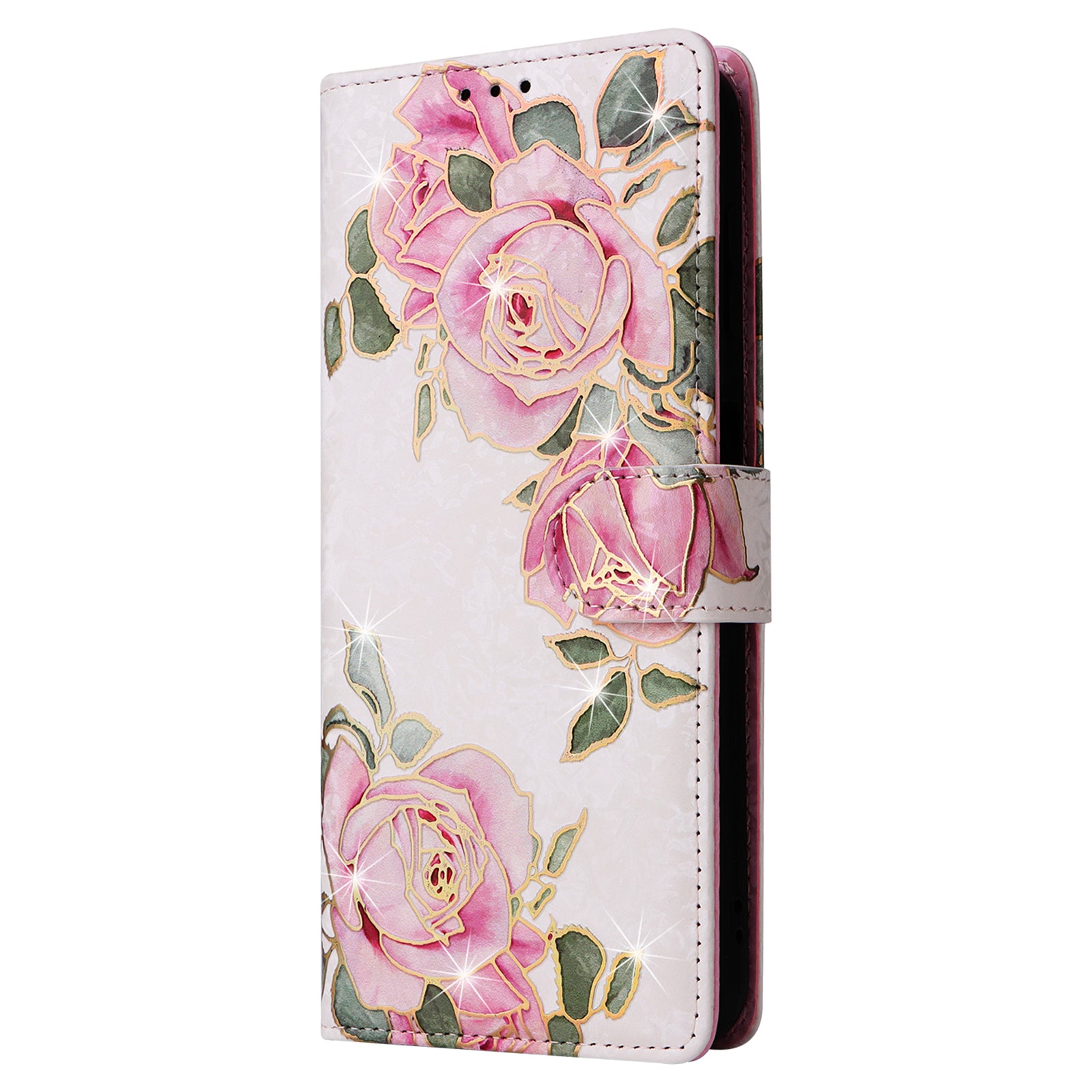 For Samsung Galaxy A25 5G (Global) (161.0 x 76.5 x 8.3mm) Leather Case Wallet Lacquered Phone Cover