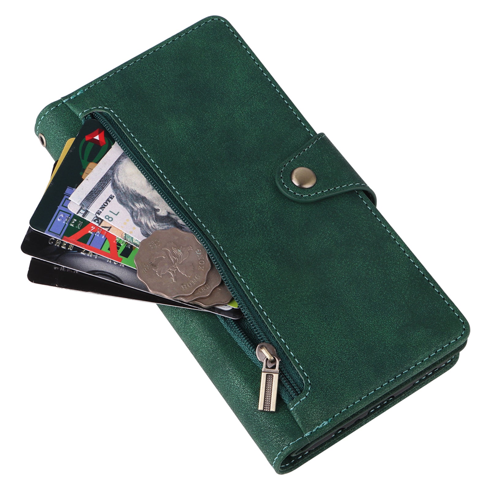 For Samsung Galaxy A25 5G (Global) (161.0 x 76.5 x 8.3mm) Case Rivet Decor Leather Cell Phone Cover