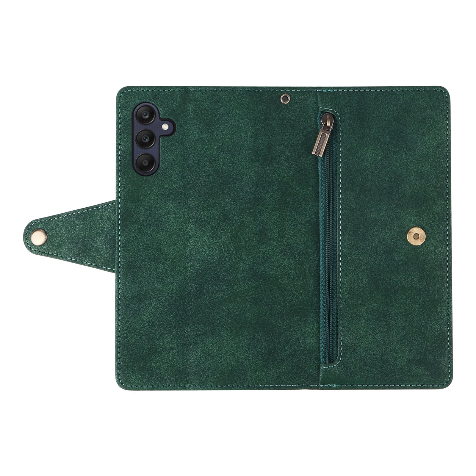 For Samsung Galaxy A25 5G (Global) (161.0 x 76.5 x 8.3mm) Case Rivet Decor Leather Cell Phone Cover