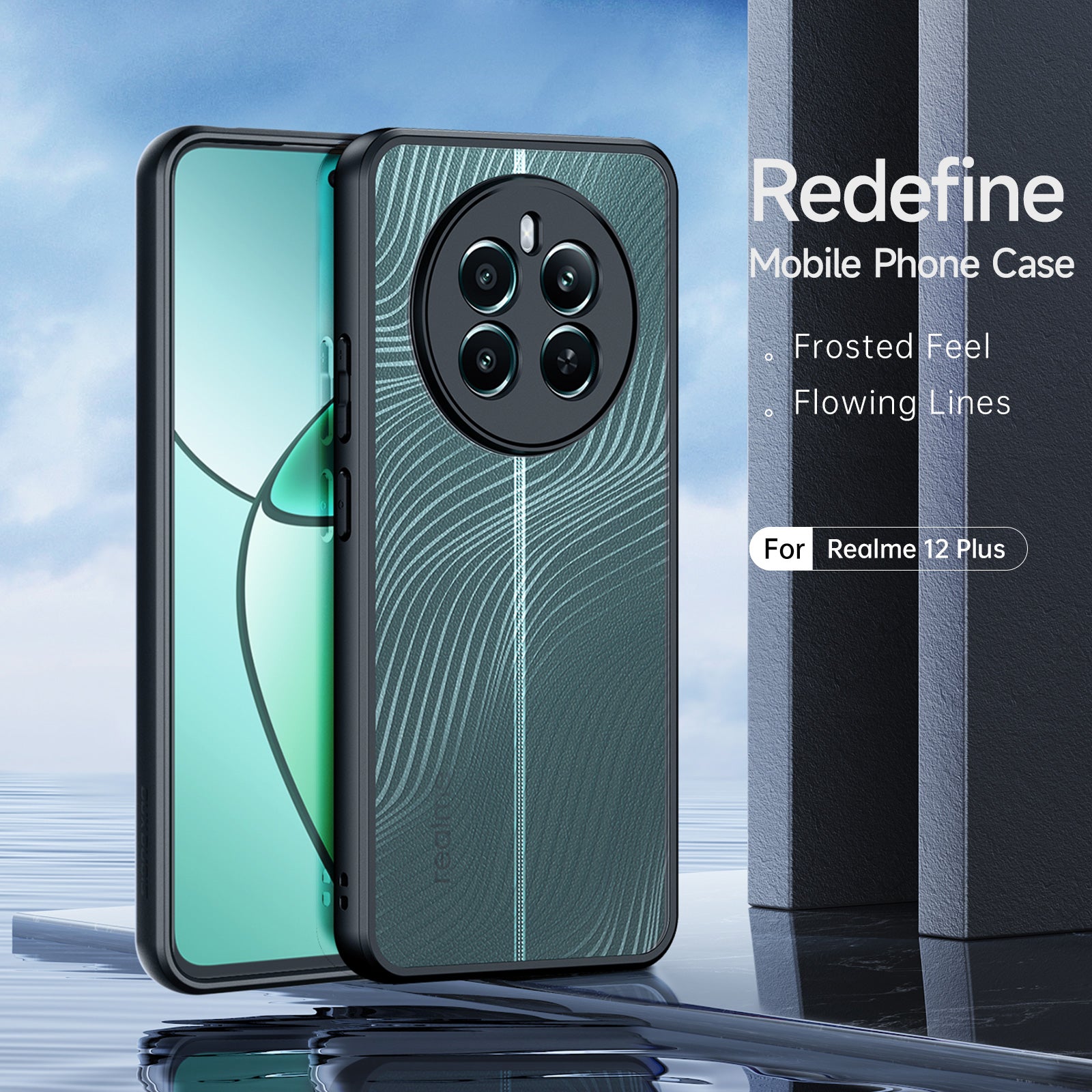 DUX DUCIS Aimo Series For Realme 12+ 5G / Realme P1 5G Case Drop-proof Mobile Phone Cover (REACH Certification)