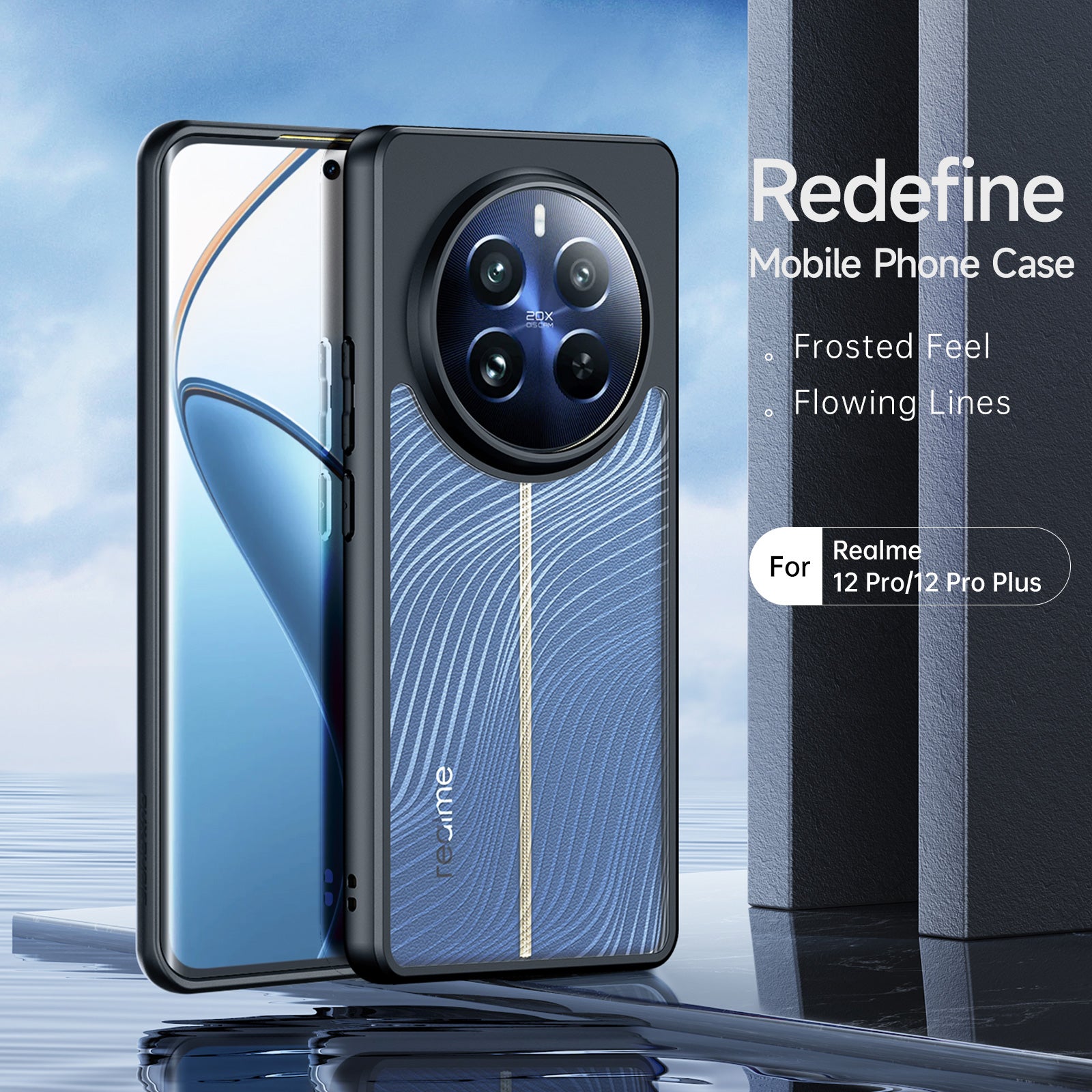 DUX DUCIS Aimo Series For Realme 12 Pro 5G / 12 Pro+ 5G / P1 Pro 5G Matte Case PC + TPU Cover (REACH Certification)