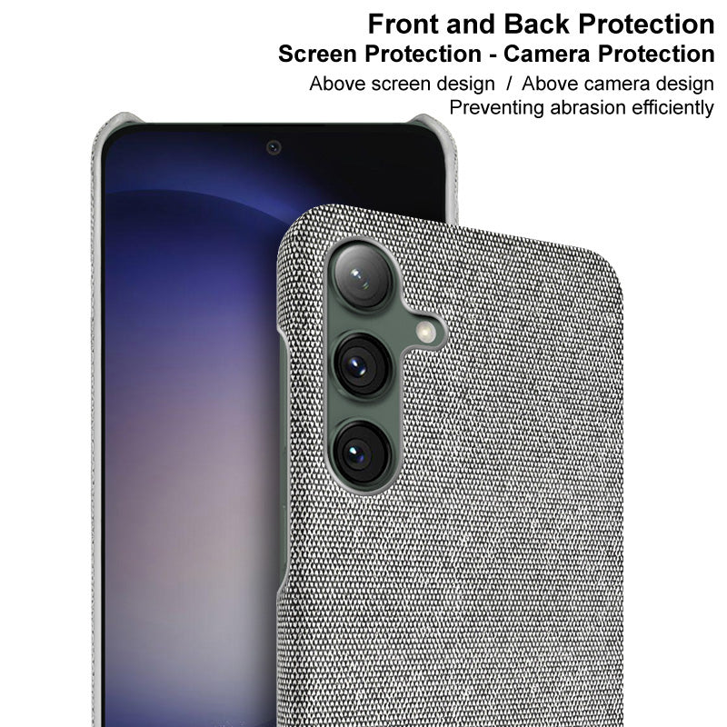 IMAK Ruiyi Series for Samsung Galaxy S24+ Case PU Leather+PC Anti-Scratch Phone Cover