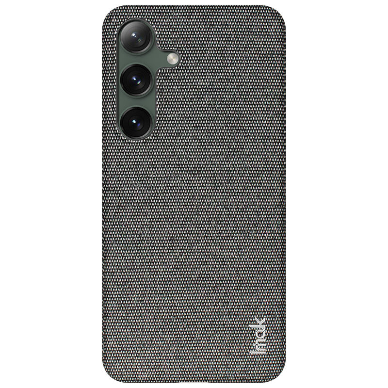 IMAK Ruiyi Series for Samsung Galaxy S24 Case Leather+PC Cloth Texture Shockproof Phone Cover