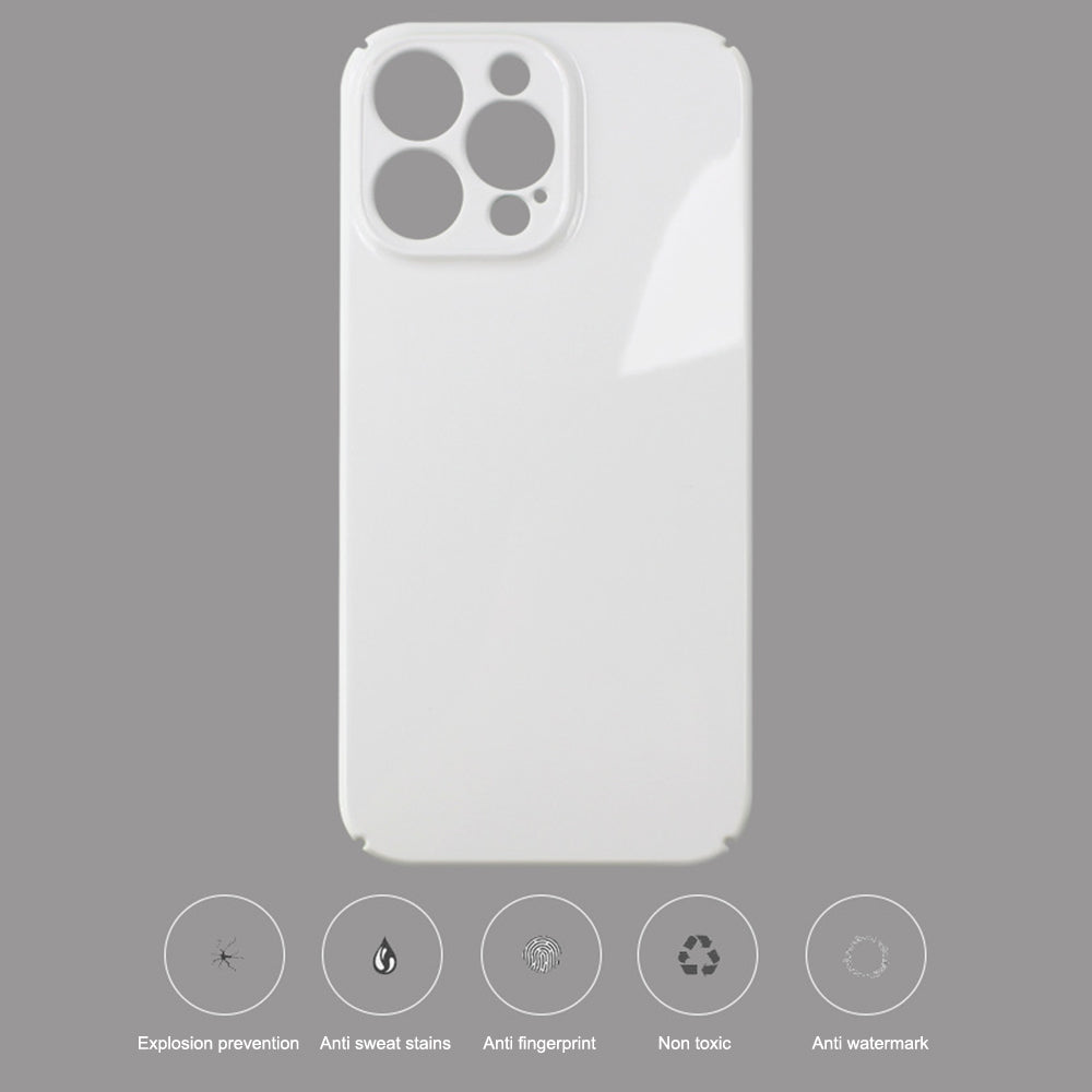 20Pcs / Pack For iPhone 14 Pro Max Heat Press Case 3D Sublimation Blank Glossy PC Cover