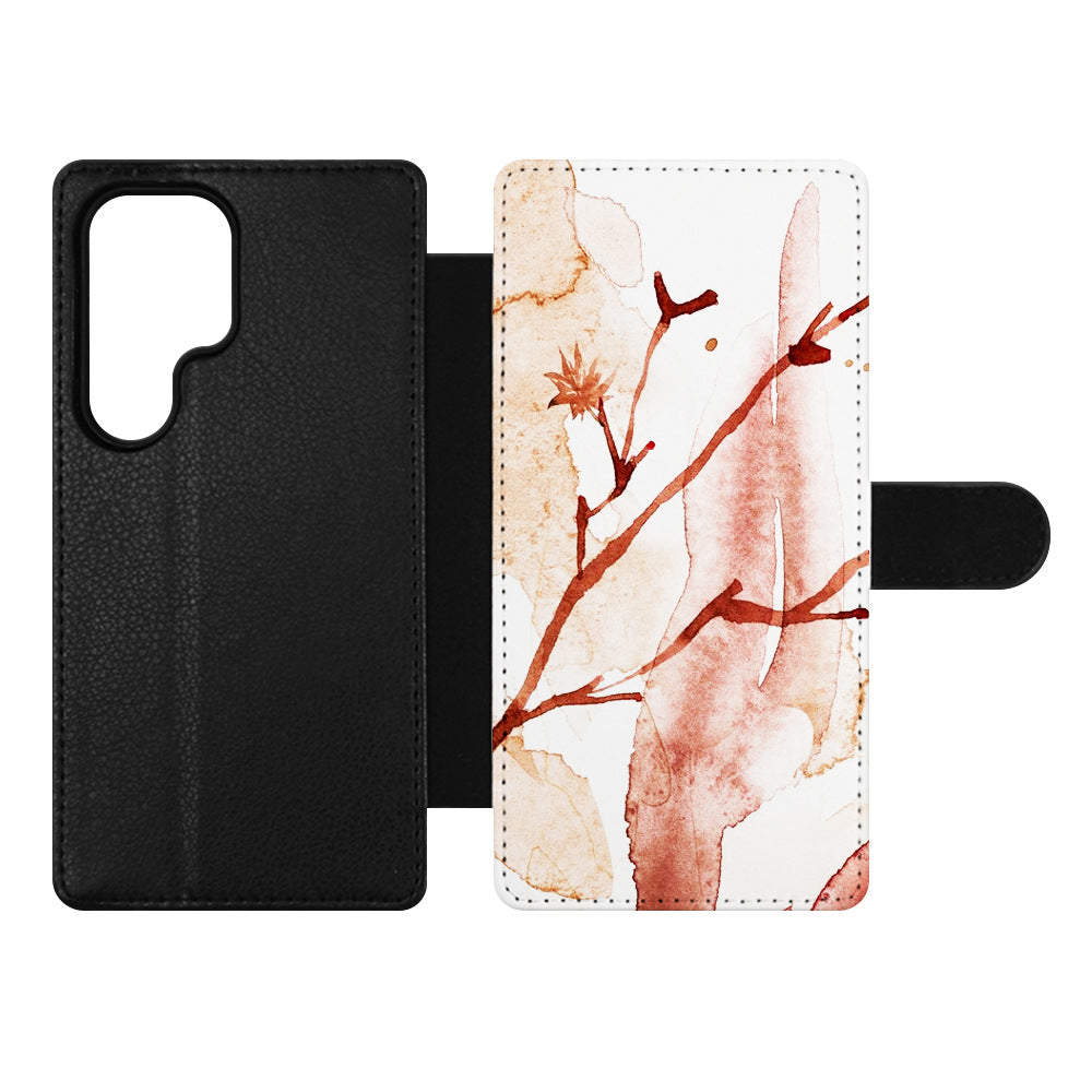 For Samsung Galaxy S24 Ultra Printable Case PU Leather DIY Heat Press Phone Cover