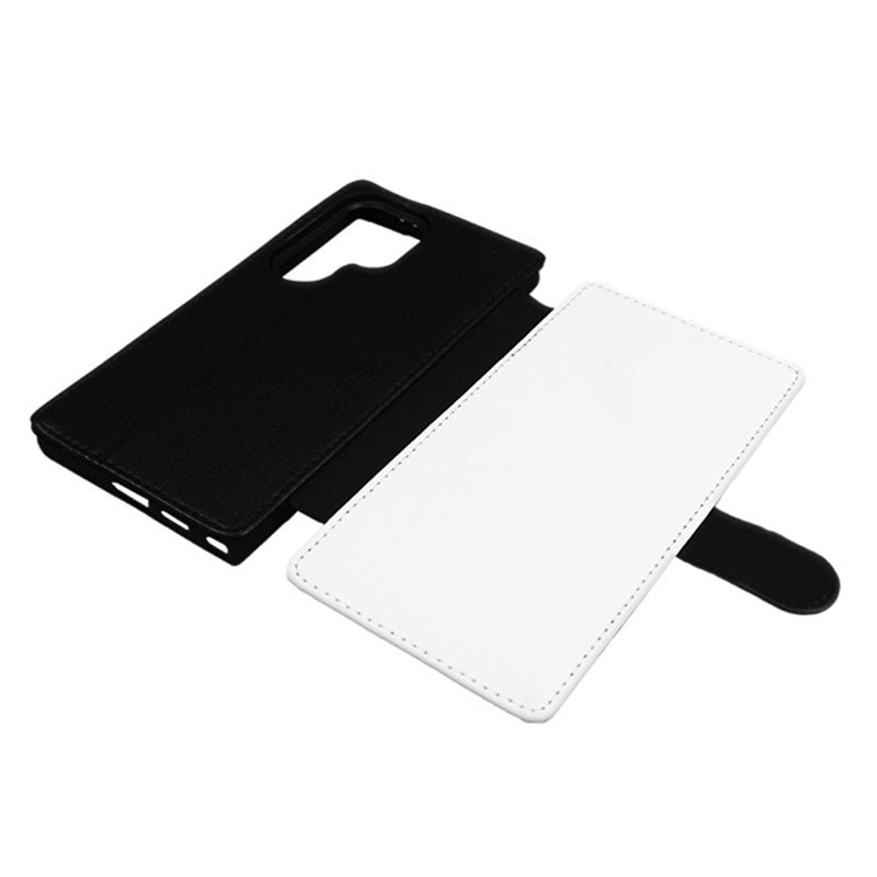 For Samsung Galaxy S24 Ultra Printable Case PU Leather DIY Heat Press Phone Cover