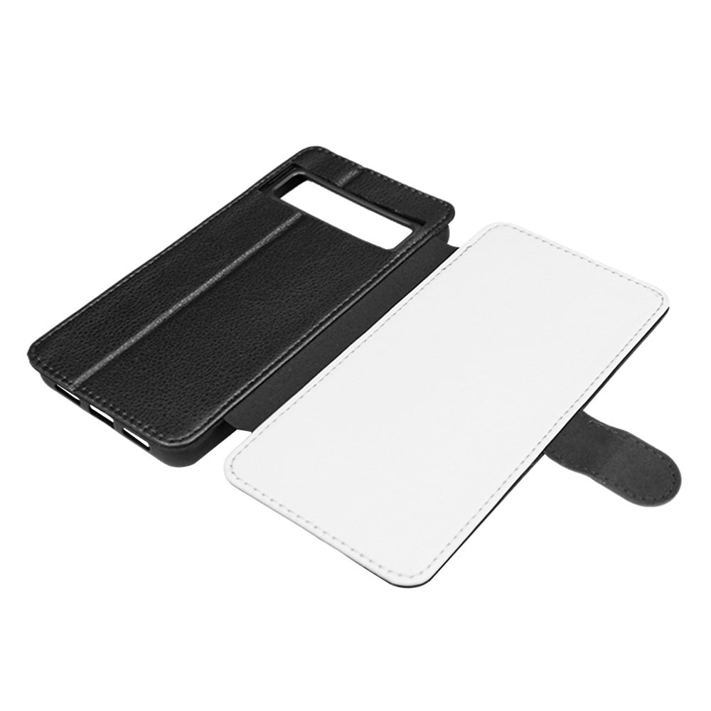 For Google Pixel 8 Sublimation Case PU Leather Heat Press DIY Protective Phone Cover