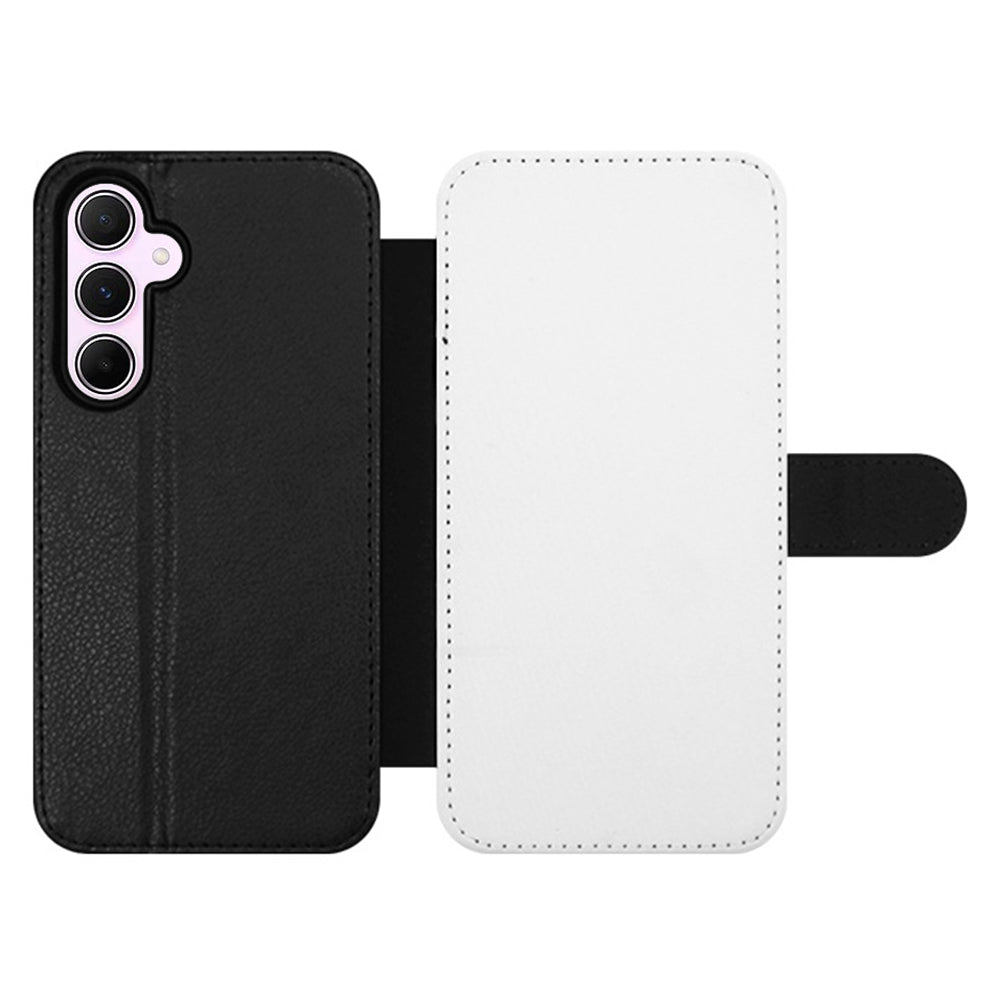 For Samsung Galaxy A55 5G PU Leather Case DIY Heat Press Phone Protector