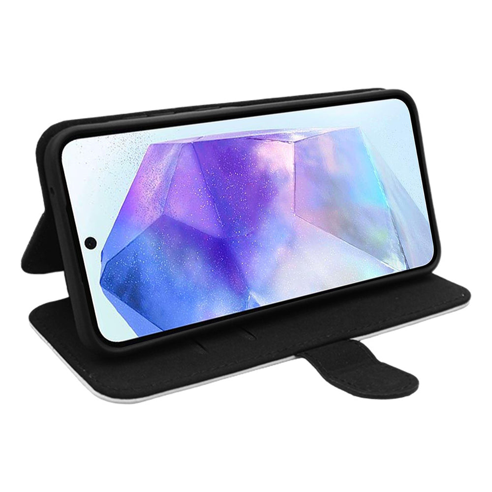 For Samsung Galaxy A55 5G PU Leather Case DIY Heat Press Phone Protector