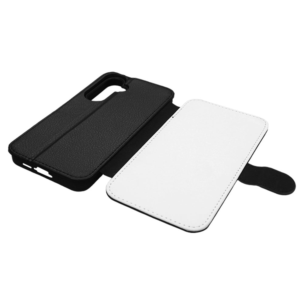 For Samsung Galaxy A55 5G PU Leather Case DIY Heat Press Phone Protector