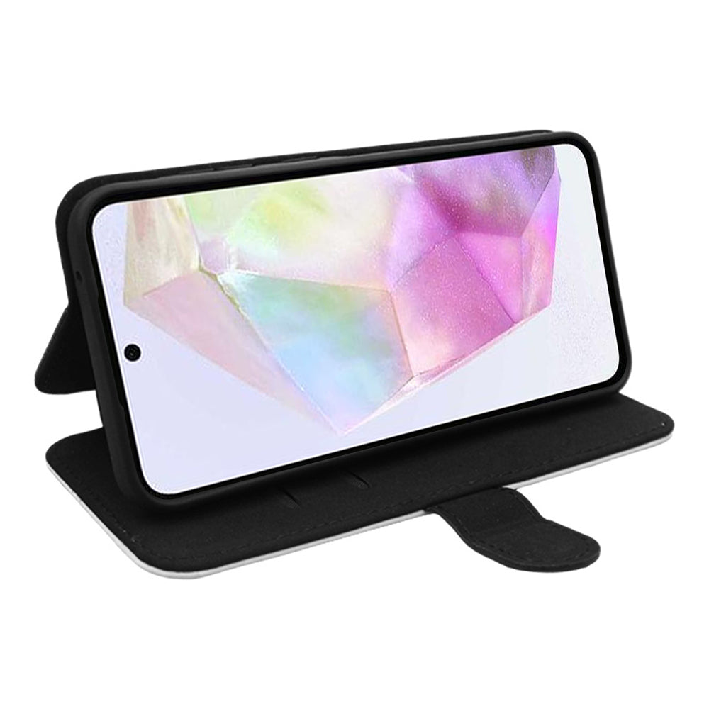 For Samsung Galaxy A35 5G Case Leather DIY Heat Press Smart Phone Cover with Card Holder