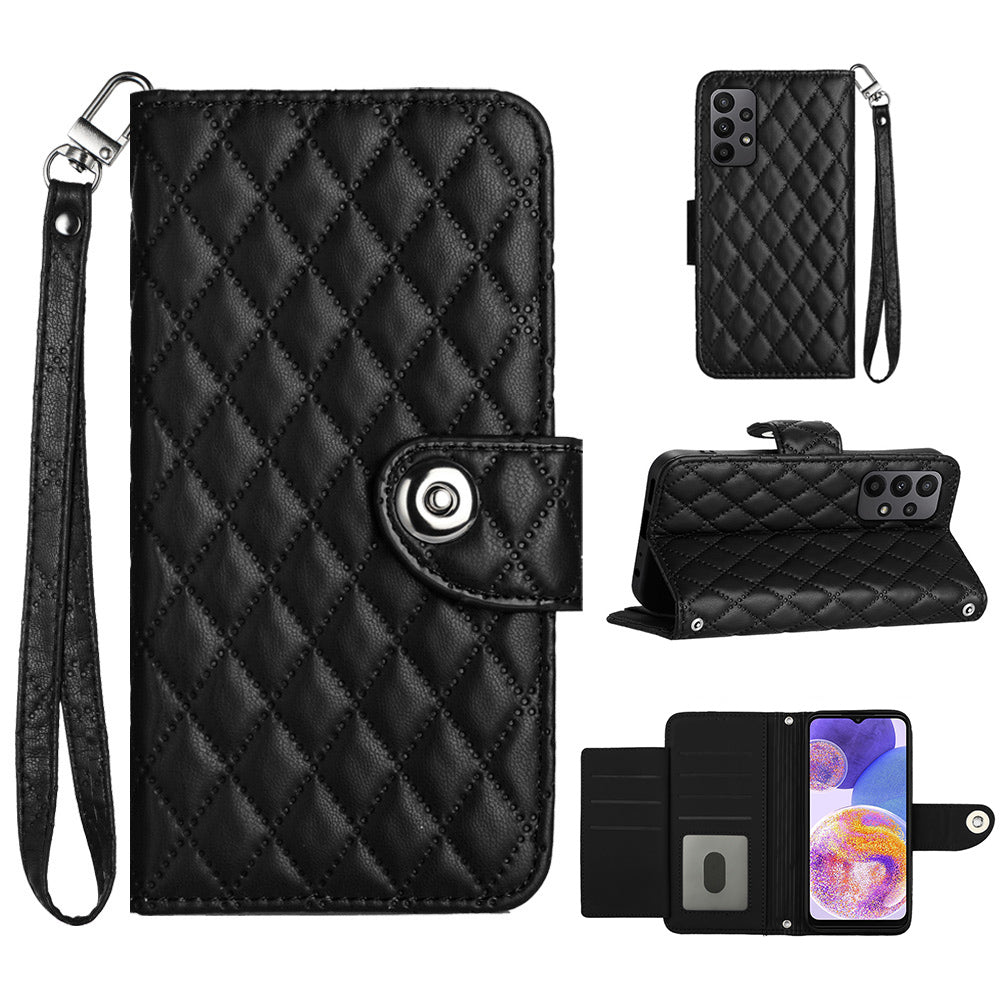 YB Imprinting Series-8 for Samsung Galaxy A33 5G Case 7 Card Slots Leather Phone Cases